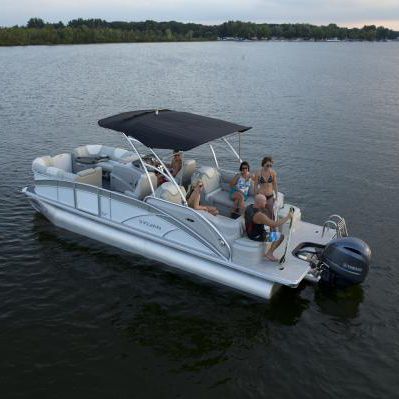 船外機ポンツーンボート - S5 - Sylvan Pontoons - 14人