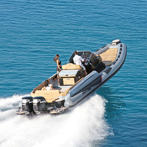 船外機インフレータブルボート - CAYMAN 38.0 EXECUTIVE - Ranieri International - ツインエンジン / リジッド / センターコンソール