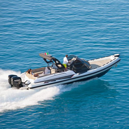 船外機インフレータブルボート - CAYMAN 35.0 EXECUTIVE - Ranieri International - ツインエンジン / リジッド / センターコンソール