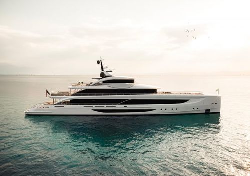 クルージングメガヨット - B.CENTURY 55M - Benetti - 高部操舵室 / キャビン7つ / スチール製