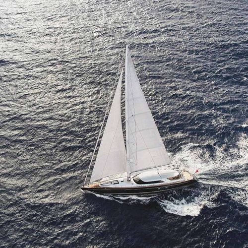 クルージングセーリングスーパーヨット - STATE OF GRACE - Perini Navi - 伝統的 / キャビン4室 / デッキサロン付き