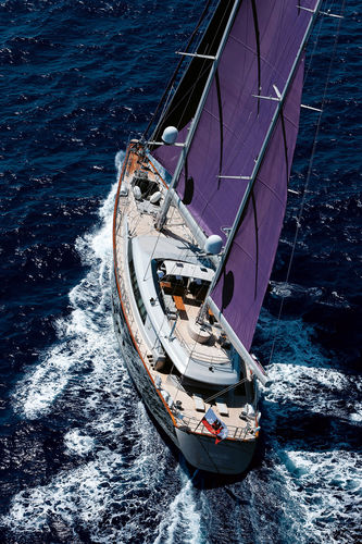 クルージングセーリングスーパーヨット - BARACUDA - Perini Navi - キャビン5室 / オープントランサム / アルミニウム