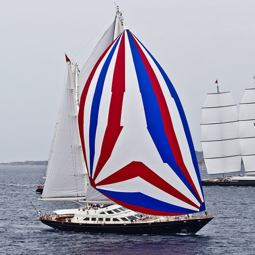 クルージングセーリングスーパーヨット - PRINCIPESSA VAIVIA - Perini Navi - 操舵室あり / アルミニウム / ケッチ