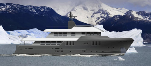 探検用スーパーヨット - W 32M - Warwick Yacht Design - トロール船 / 操舵室あり