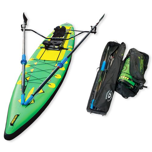 膨張式SUP - Adventure Row 13'4" Combo Package (Green) - Whitehall Rowing & Sail - 多目的用 / 探索 / フィットネス用