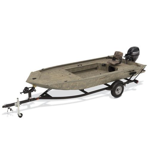 船外機ジョンボート - GRIZZLY® 1654 T SPORTSMAN - Fisher - オープン / スポーツフィッシング / アルミニウム