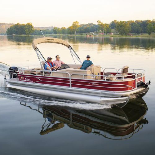 船外機ポンツーンボート - FISHIN' BARGE® 24 DLX - Sun Tracker - スポーツフィッシング / 12人