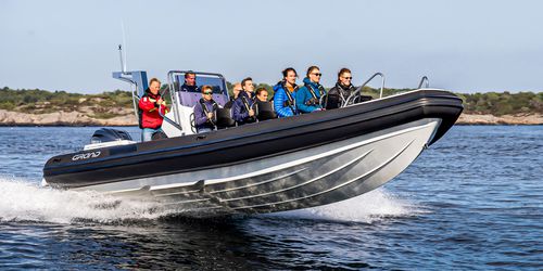 潜水サポート船業務用ボート - D950 - GRAND Inflatable Boats - 物流輸送船 / 船外機 / ガラス繊維