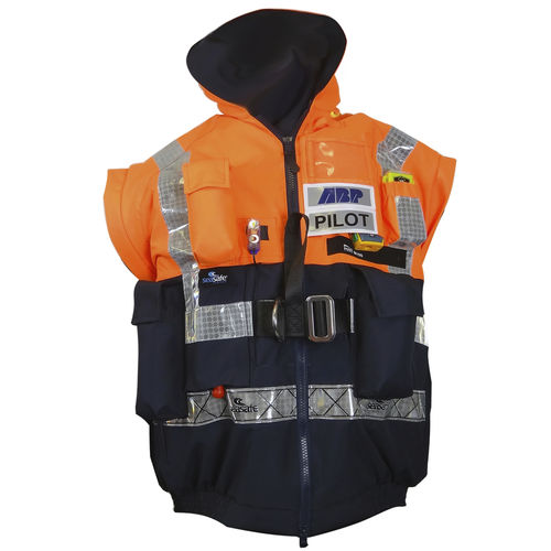 業務用ジャケット - Sea Trekker Level 150 - Seasafe Systems Ltd - 防水 / 通気性 / セルフインフレータブル ベスト付