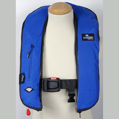 膨張式救命胴衣 - I-Zip - Royal Blue - Seasafe Systems Ltd - 170 N / ISO12402-3 / ISO12401