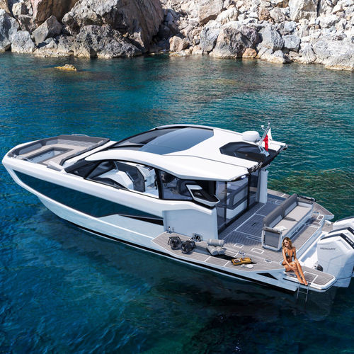 船外機エクスプレスクルーザー - 435 GTO - Galeon - 四発機 / 操舵室あり / 遠出用