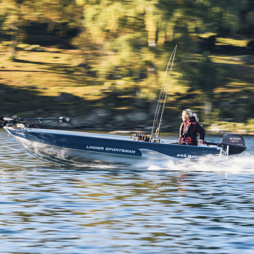 船外機ボ－ト - SPORTSMAN 445 BASIC - Linder - オープン / スポーツフィッシング / 救助用