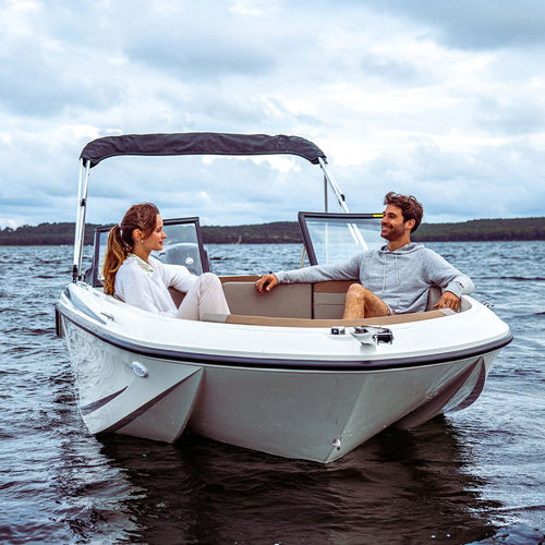 船外機ランナバウトボート - 525 aXess - Quicksilver Boats - デュアルコンソール / バウライダー / オープン