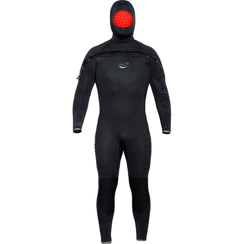 ダイビングウェットスーツ - VELOCITY ULTRA - Bare Divewear - 長袖 / 一体型 / フード付き