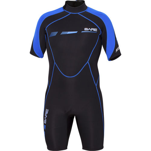 ダイビングウェットスーツ - SPORT S-FLEX  - Bare Divewear - 一体型 / ショート / 半袖
