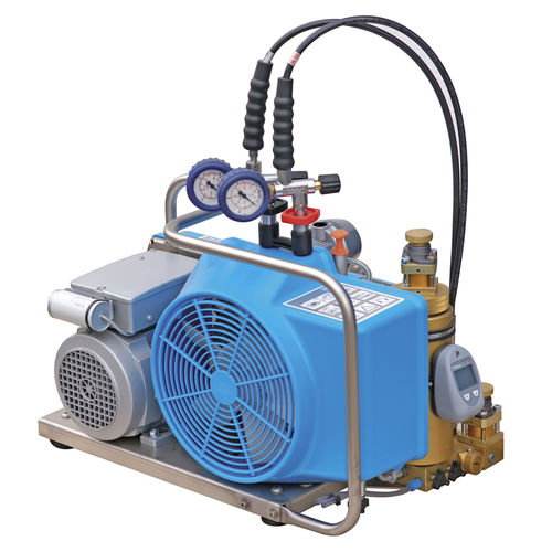 ダイビング圧縮機 - OCEANUS  - BAUER KOMPRESSOREN GmbH - ピストン式 / 移動型 / オイル潤滑性