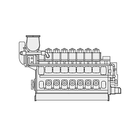 船内機 - L+V32/40 - MAN Energy Solutions - Marine - 推進 / ディーゼル / 船用