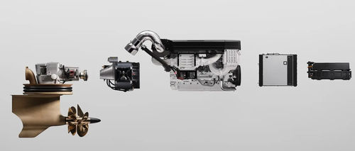 海用推進システム - D13 series - Volvo Penta - ヨット用 / ハイブリッド型