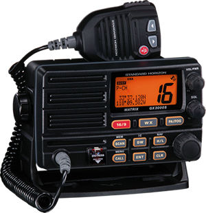 ボート用ラジオ - GX3000S - Standard horizon - 固定式 / VHF / 浸水可能
