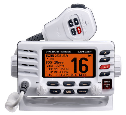 船用ラジオ - EXPLORER GX1600 - Standard horizon - 固定式 / VHF / 防水・防塵性能
