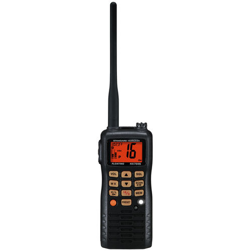 ボート用ラジオ - HX750S - Standard horizon - 携帯型 / VHF / 空中