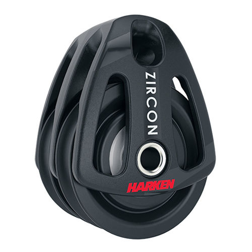 ダブル滑車 - 2192 - Harken - チーク / 最大ロープ径：8 mm / セールボート用