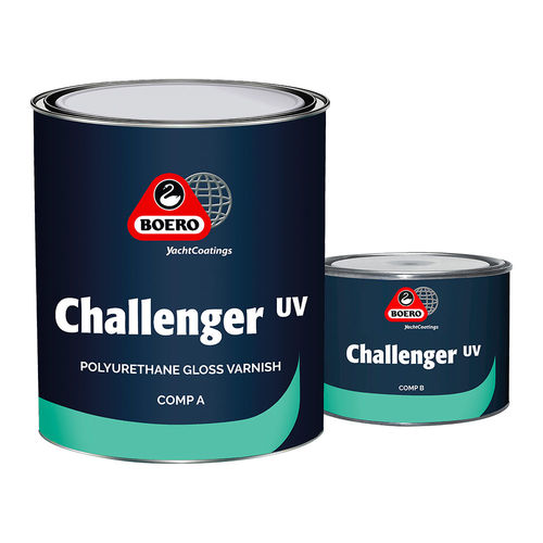 ボート用ニス - CHALLENGER UV - Boero YachtCoatings - 木材用 / 2液タイプ / ポリウレタン