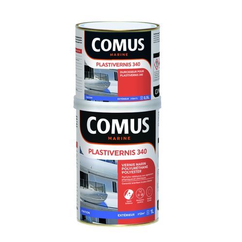 ボート用ニス - PLASTIVERNIS 340  - COMUS MARINE - 木材用 / 2液タイプ / ポリウレタン