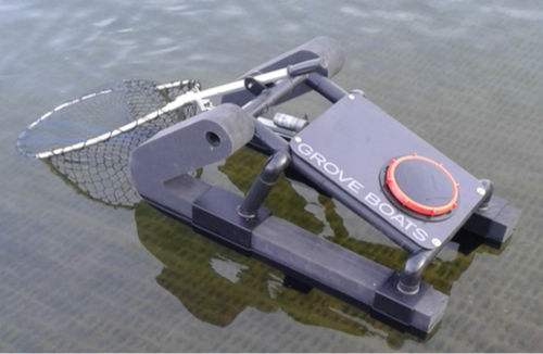 廃棄物収集用マリンドローン - Mini SeaCleaner - Aquatic Drone - Grove Boats - 遠隔操作式 / 小型カタマラン