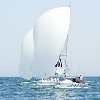 非対称スピンネーカー - Olimpic Sails - ジェネカー / ワンデザインスポーツキールボート / トライラジアルカット