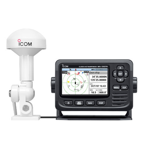 海用自動船舶識別装置 - MA-510TR - Icom - トランスポンダ / Bクラス / ディスプレイ付き