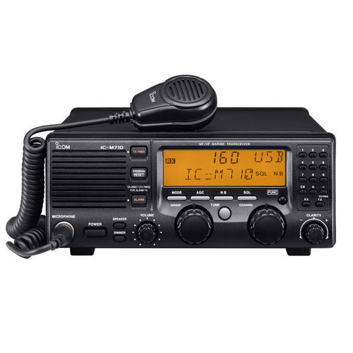 ボート用ラジオ - IC-M710    - Icom - 固定式 / HF / MF