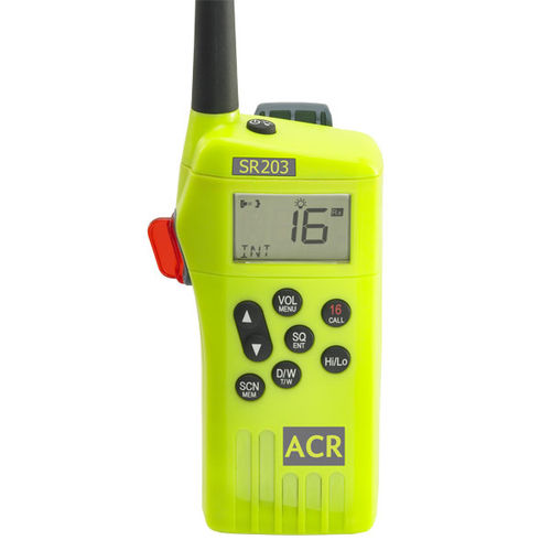海用ラジオ - SR203 - ACR - 船用 / 携帯型 / VHF