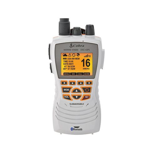 ボート用ラジオ - HH600W  - Cobra - 携帯型 / VHF / 浸水可能