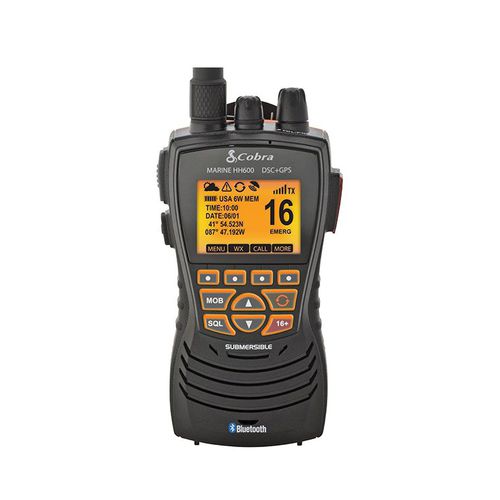 ボート用ラジオ - MRHH600 - Cobra - 携帯型 / VHF / 浸水可能