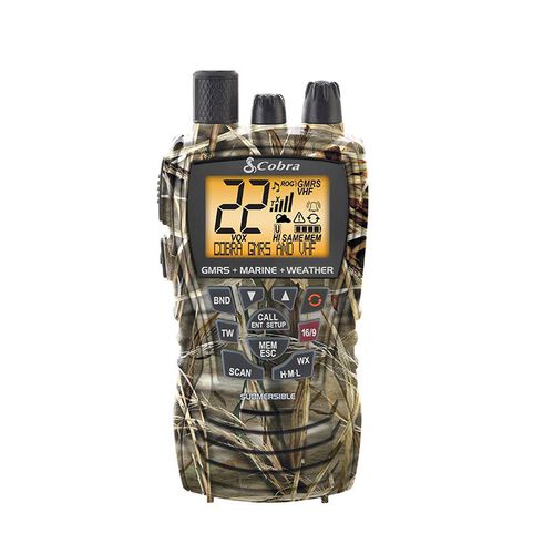 ボート用ラジオ - MR HH450 CAMO - Cobra - 携帯型 / VHF / GMRS