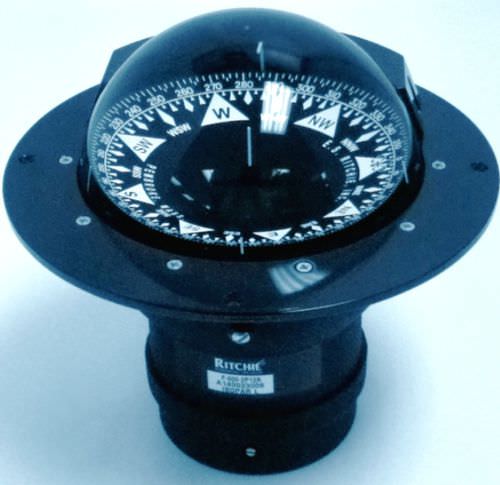 ボート用ルートコンパス - F-600 - Ritchie Navigation - 磁気 / 横型 / はめ込み式