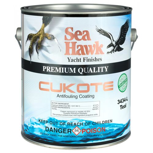 ボート用汚染防止材 - Cukote 330 VOC™ - Sea Hawk - 自己研磨用 / ガラスファイバー / 木材用