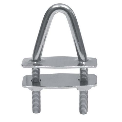 固定式ヨット用アイプレート - 5740 - MPI-INOX - U字型 / セールボート用