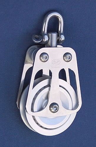 1つ滑車 - 711303 - OH MARINE EQUIPMENT - 回り継手付き / ボールベアリング / 最大ロープ径：30 mm