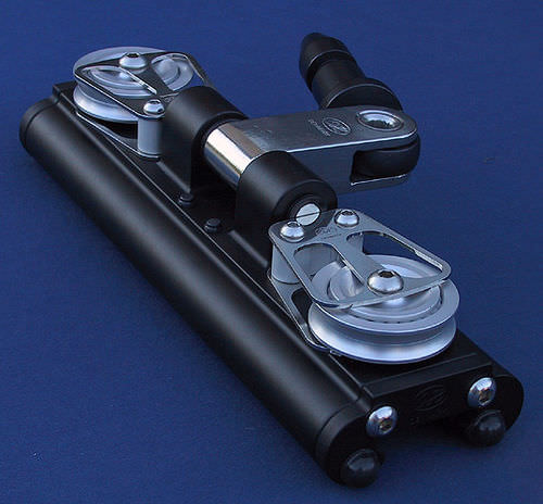 先端付きスピンネーカーポールカー - OH MARINE EQUIPMENT - ブロック付き