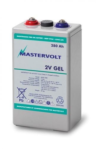 海用バッテリー - MVSV - Mastervolt - 2V / ゲル