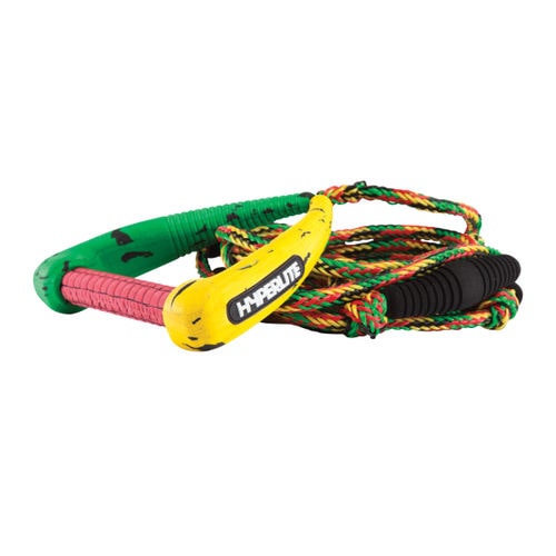 ウェイクサーフ牽引ロープハンドル - 25' PRO W/ RASTA - Hyperlite