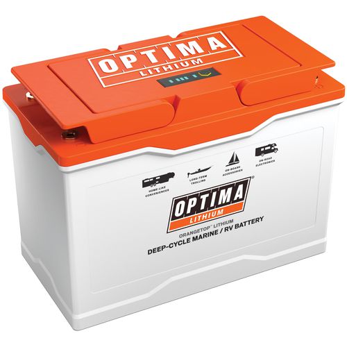 海用バッテリー - ORANGETOP™ Q31M-DC150 - Optima Batteries - 12.8V / リチウム / 統合バッテリー管理システム