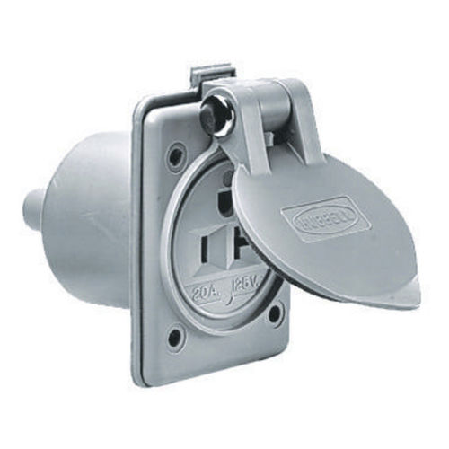 ドック防水コンセント - HBL61CM65 - Hubbell Marine Electrical Products - メス
