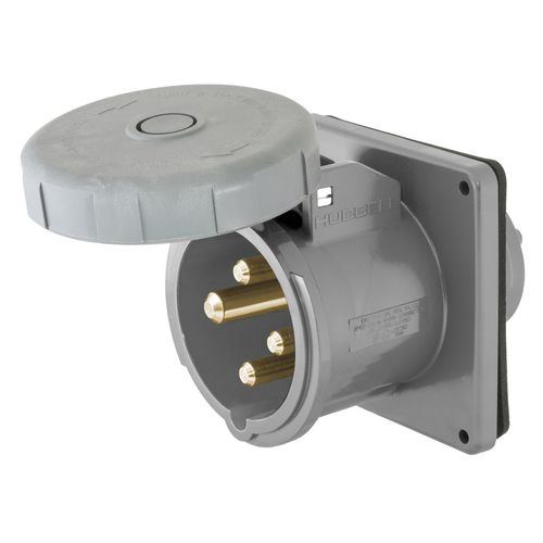 ボート用防水コンセント - M4100B12R - Hubbell Marine Electrical Products - オス