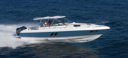 船外機エクスプレスクルーザー - 430 SPORT YACHT - Intrepid - 三発機 / スポーツフィッシング