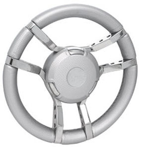木製ステアリングハンドル - GWSSSFL - Livorsi Marine - ポリウレタン被覆 / デザイン