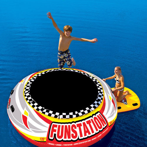トランポリン水中遊具 - FUNSTATION BOUNCER 10' - Sportsstuff - レジャーセンター用 / 膨張式