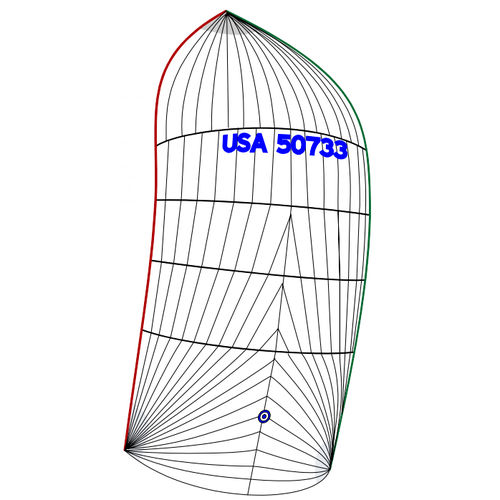 非対称スピンネーカー - Vector - Neilpryde Sails - クルーザーレーサーヨット